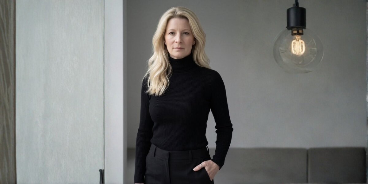 Patty Roels, CEO of Infinium Healthcare, standing in a modern office with a professional, confident expression.