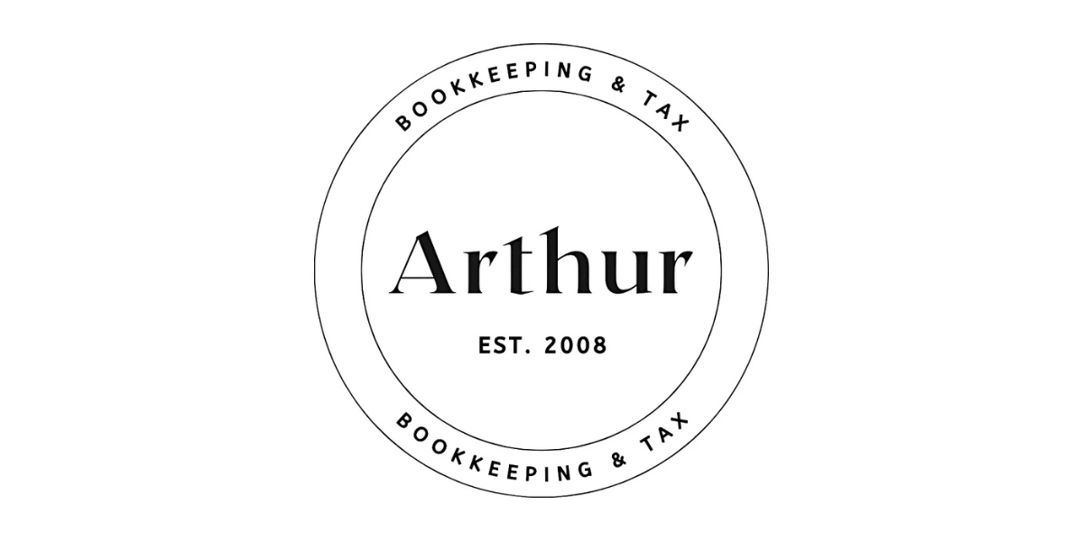 Logo for Arthur Bookkeeping & Tax, established 2008, specializing in financial strategy, bookkeeping, and tax advisory services.