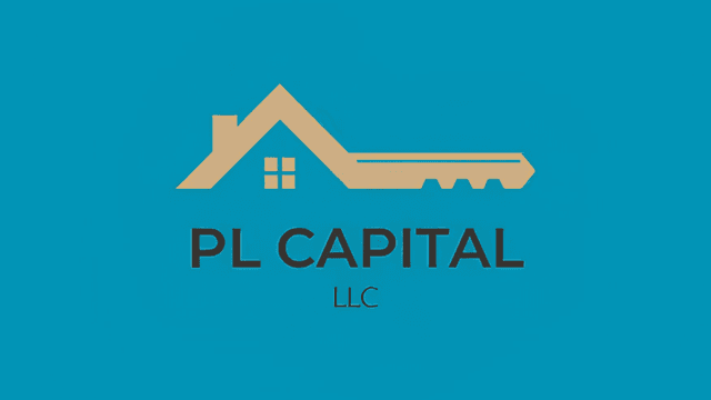 Logo of PL Capital LLC featuring a house and key design on a turquoise background