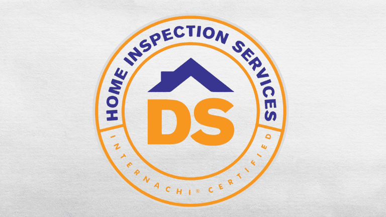 Logo for DS Home Inspection Services with a house icon and Internachi certification text