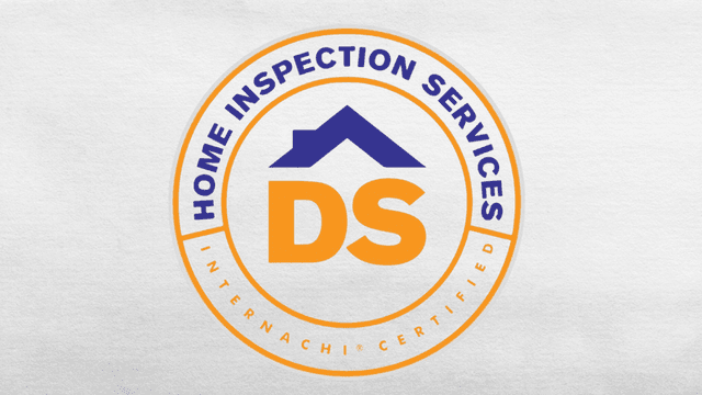 Logo for DS Home Inspection Services with a house icon and Internachi certification text