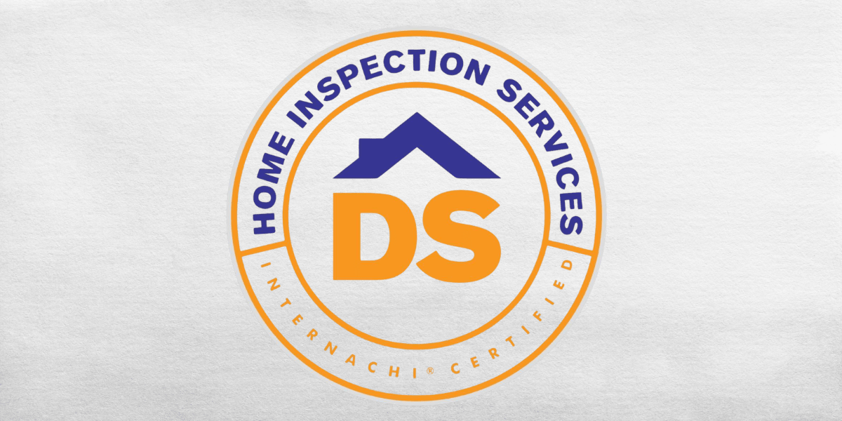 Logo for DS Home Inspection Services with a house icon and Internachi certification text