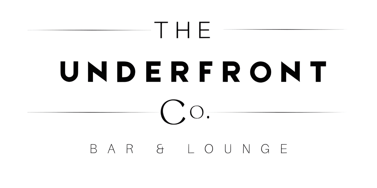 The Underfront Co. logo, representing Wilmington's unique underground bar and lounge offering craft cocktails, live music, and local flavor.