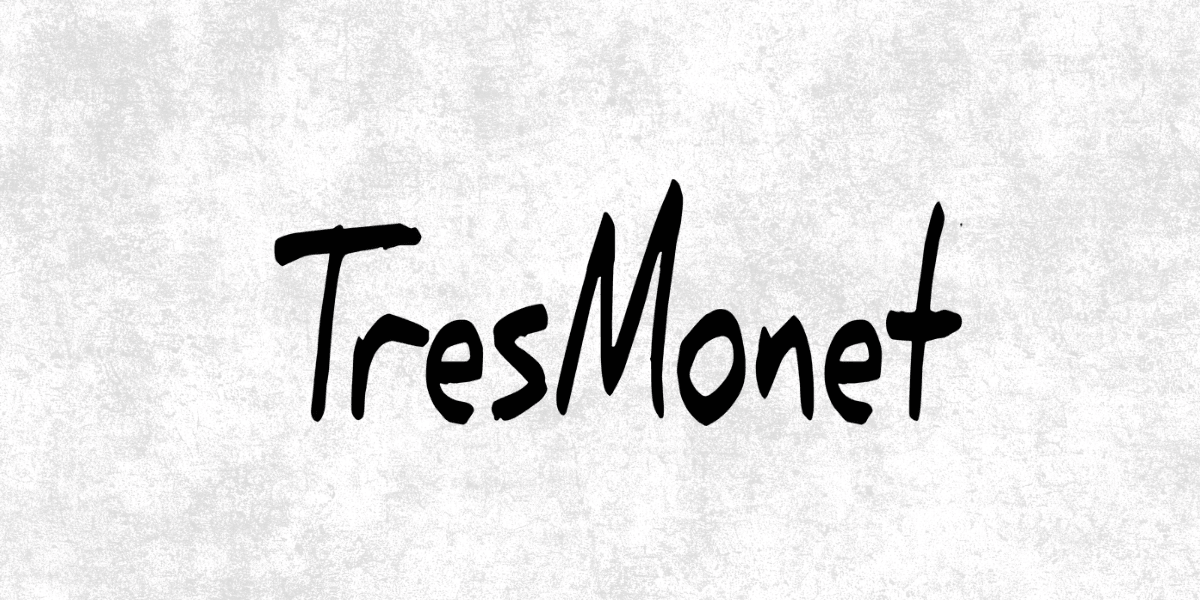 TresMonet logo: A luxury skincare brand merging advanced science with timeless beauty for transformative, clinical-grade skincare results.