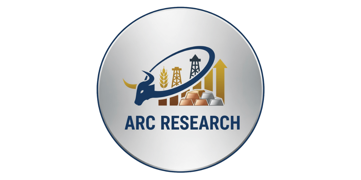Arc Research logo, symbolizing AI-powered commodity trading insights, specializing in real-time market analysis for smarter trading decisions.