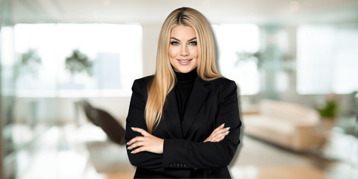 "Stoyana Natseva, founder of Happy Life Academy, empowering individuals globally through personal growth and humanitarian leadership in business."
