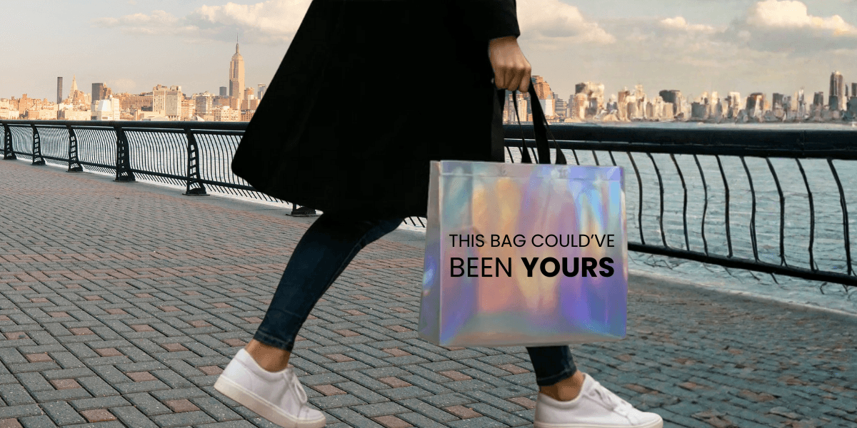 This bag could be your best-selling product as consumers and legislation shift towards reusable bags, becoming inevitable.