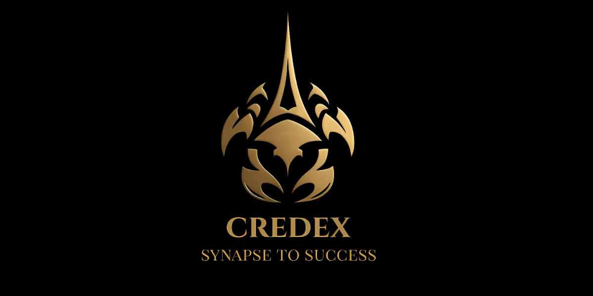 CredEx golden logo with tagline 'Synapse to Success' on a black background, symbolizing innovation, growth, and strategic excellence.