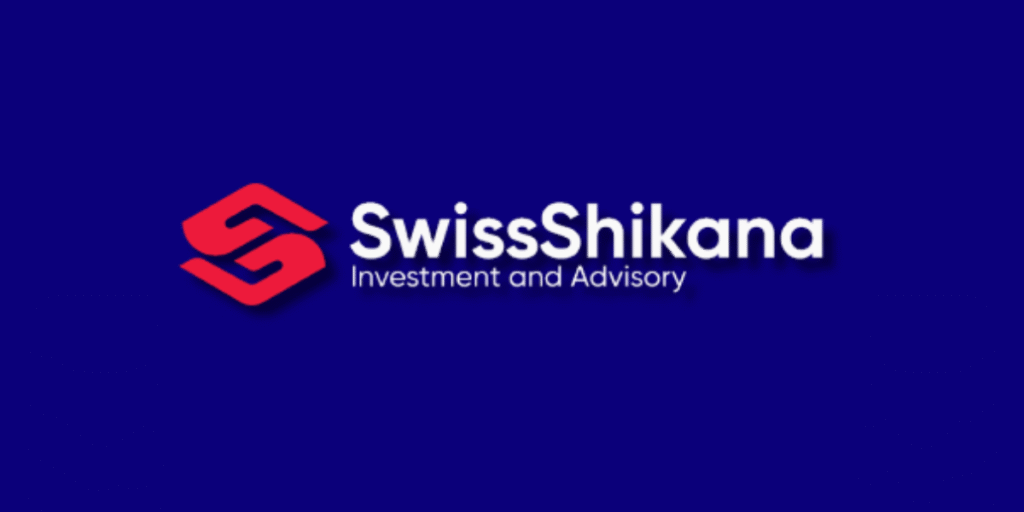 The logo of SwissShikana, featuring the text "SwissShikana Investment and Advisory" with a red and white icon.