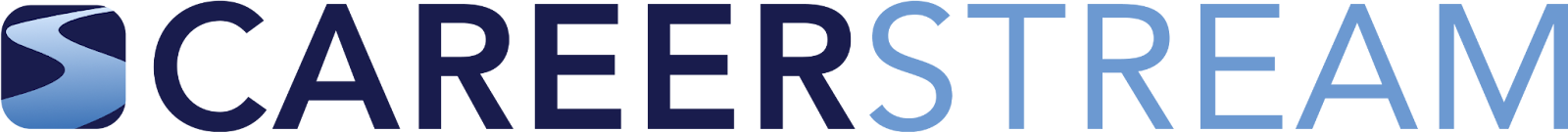 CareerStream logo featuring a modern design with a blue gradient color scheme, representing a career-focused platform
