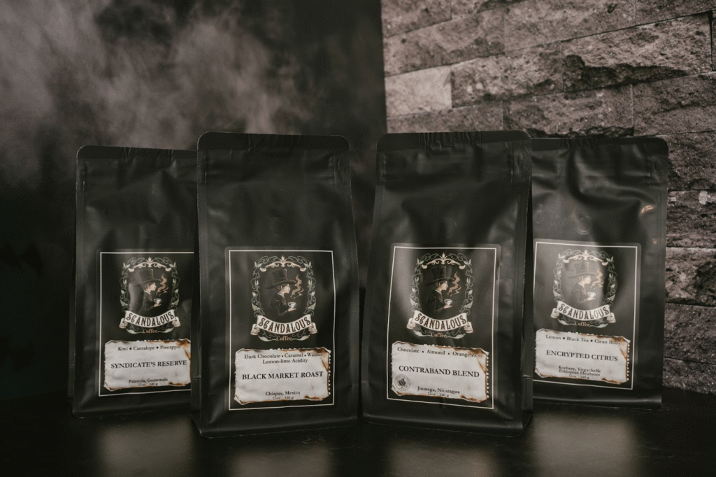 Dena Fitzpatrick, founder of Scandalous Coffee, representing the brand’s focus on sustainability and storytelling.
