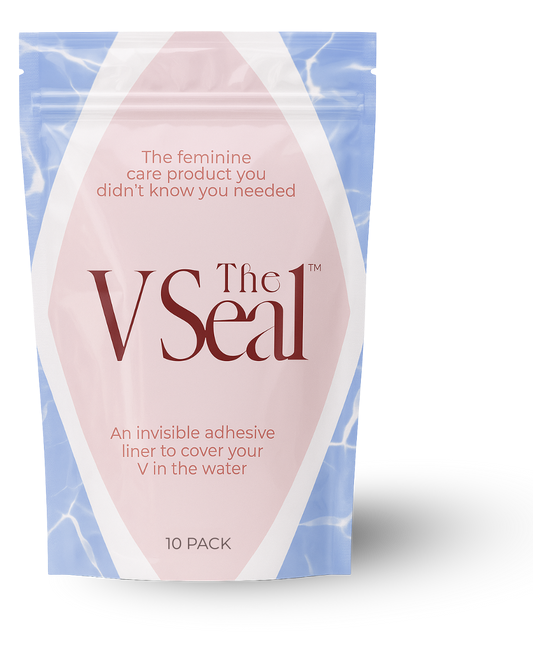 "The V Seal: Preventative protection for women's vaginal health during water-based activities like swimming and hot tubs."