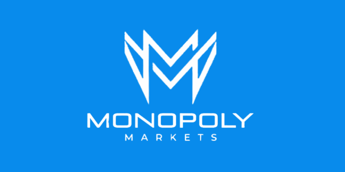 "Monopoly Markets logo, representing Joseph Stephanides' innovative affiliate marketing network focused on sustainable growth."