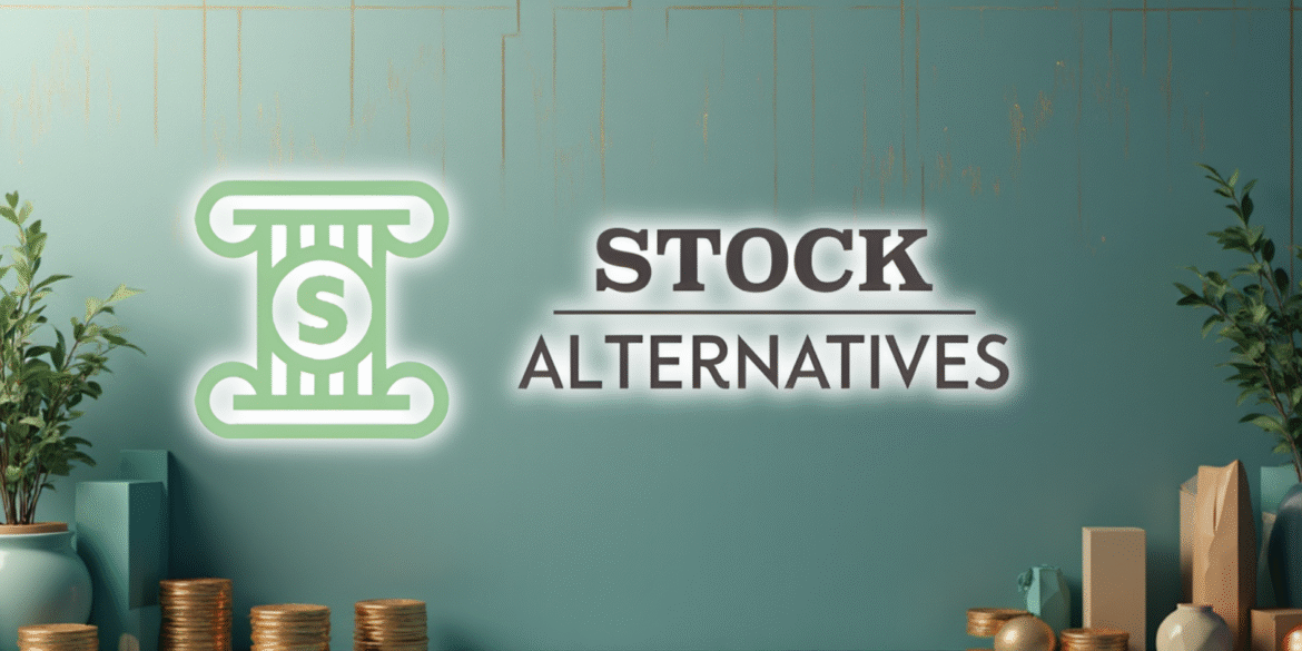 Stock Alternatives logo with a focus on innovative wealth-building strategies and tax-efficient investment opportunities for high-net-worth individuals.