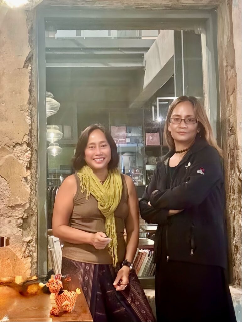 Johanna Kirsten Lagman and Amelia Perez - Founders Johanna Kirsten Lagman and Amelia Perez at a creative gathering.