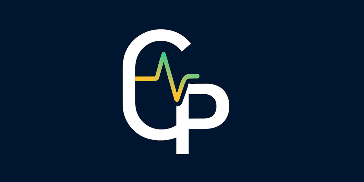 Logo of Continuum Clinical Partners featuring a stylized 'C' and 'P' with a heartbeat line, emphasizing healthcare innovation