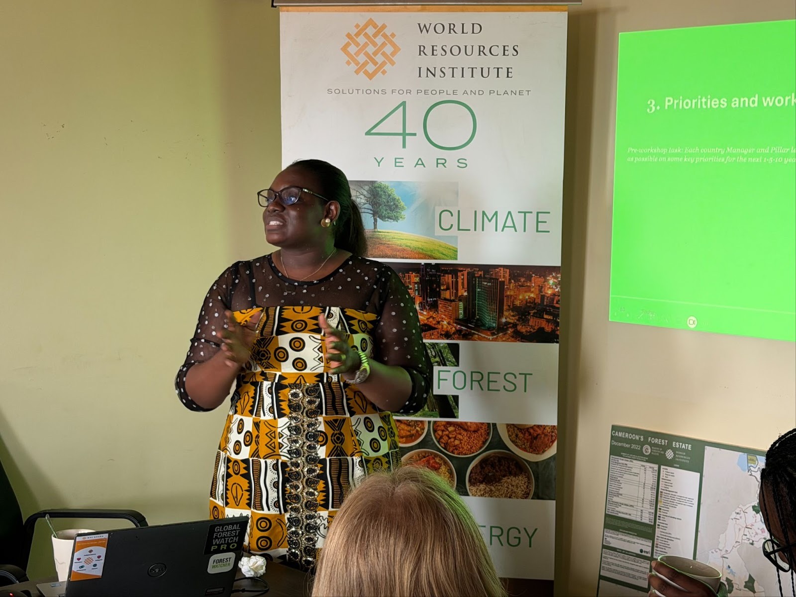 Phanuella Djanteng champions women as decision makers in Congo Basin forest governance through Global Forest Watch and WRI leadership.