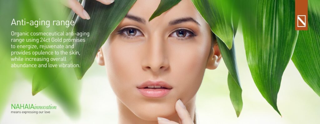 Anti-aging face cream by Nahaia Active Organics, blending organic botanicals for a luxurious and effective skincare experience.