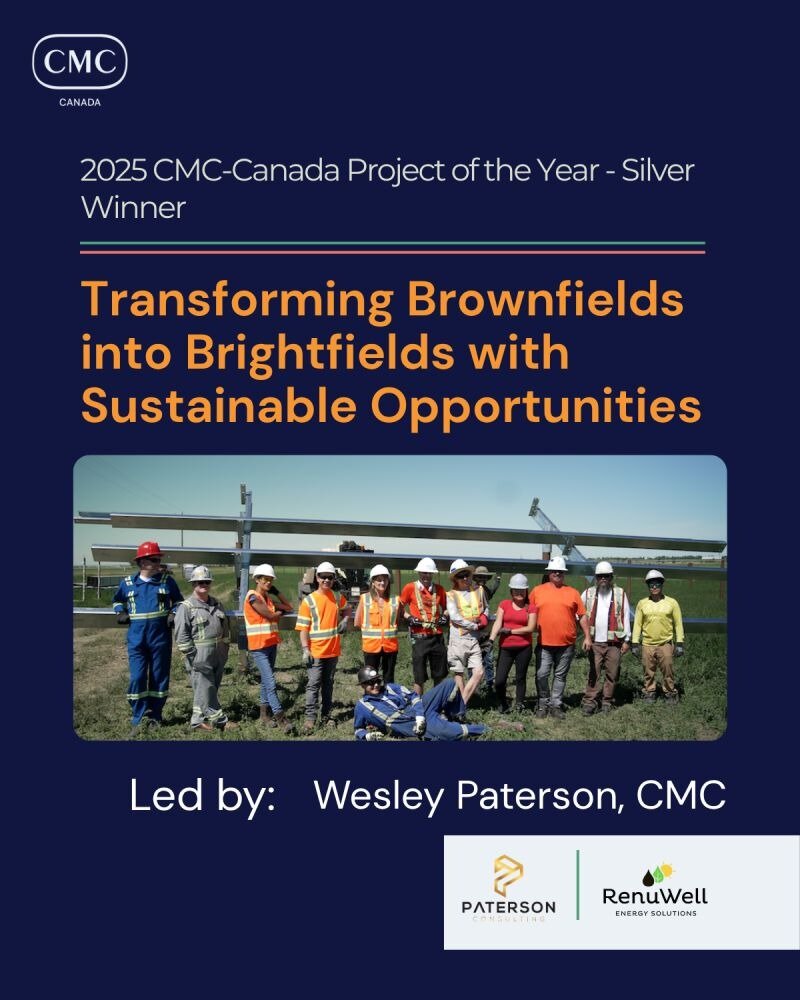 Visual representation of a brownfield site revitalized into a brightfield, highlighting sustainable growth and community potential.