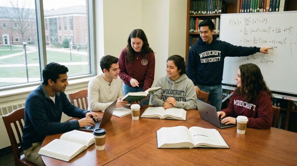 Students engaged in a classroom at the University of Massachusetts Amherst, focused on learning and collaboration.