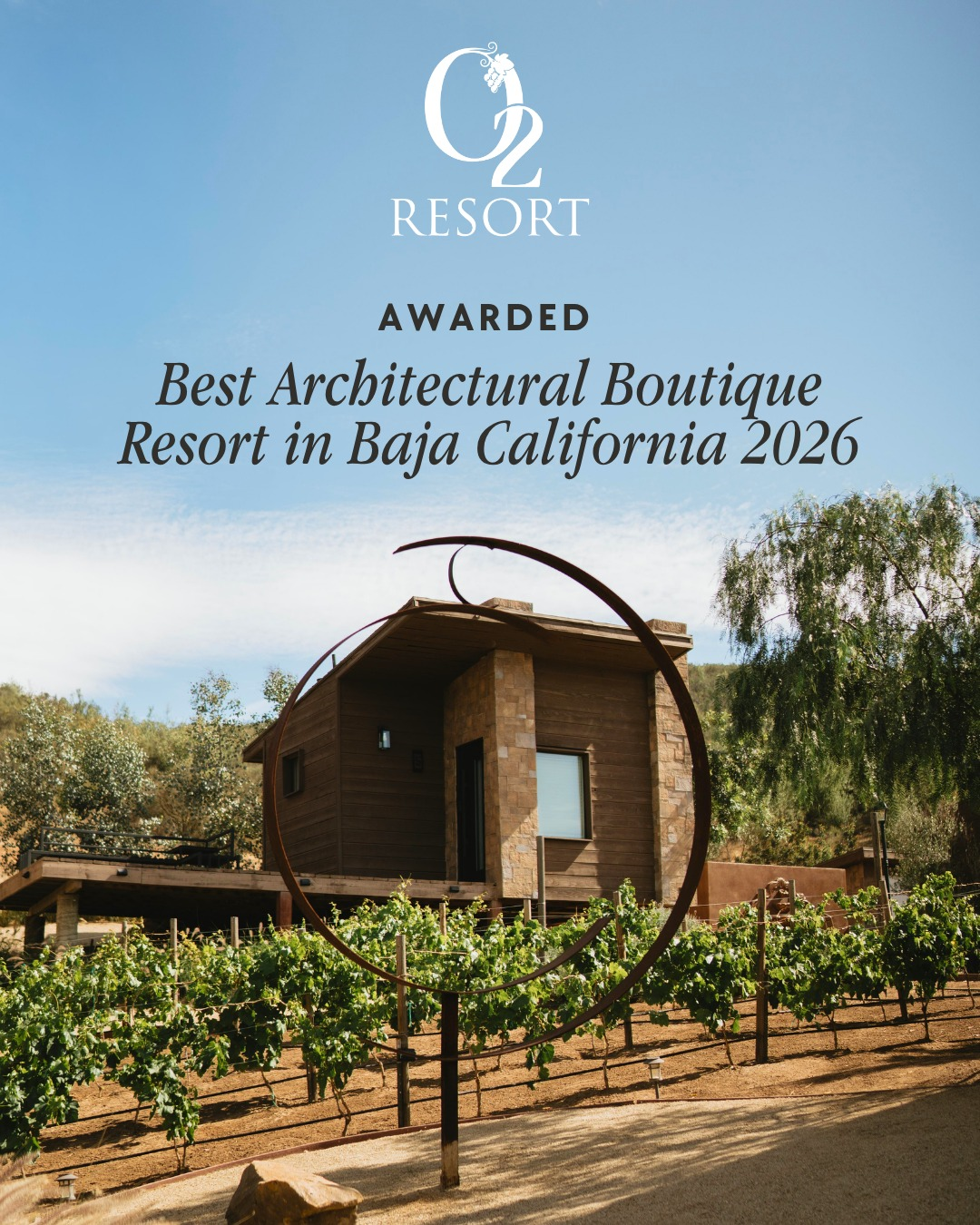 O2 resort valle de guadalupe redefines luxury through architecture, landscape, and quiet immersion.