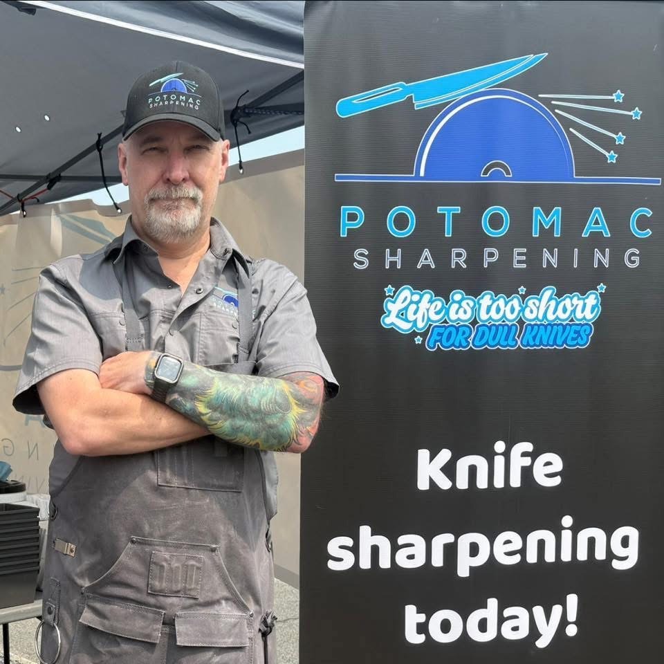 Veteran-owned Potomac Sharpening transforms knives and tools into precise, long-lasting instruments for chefs, stylists, and craftsmen.