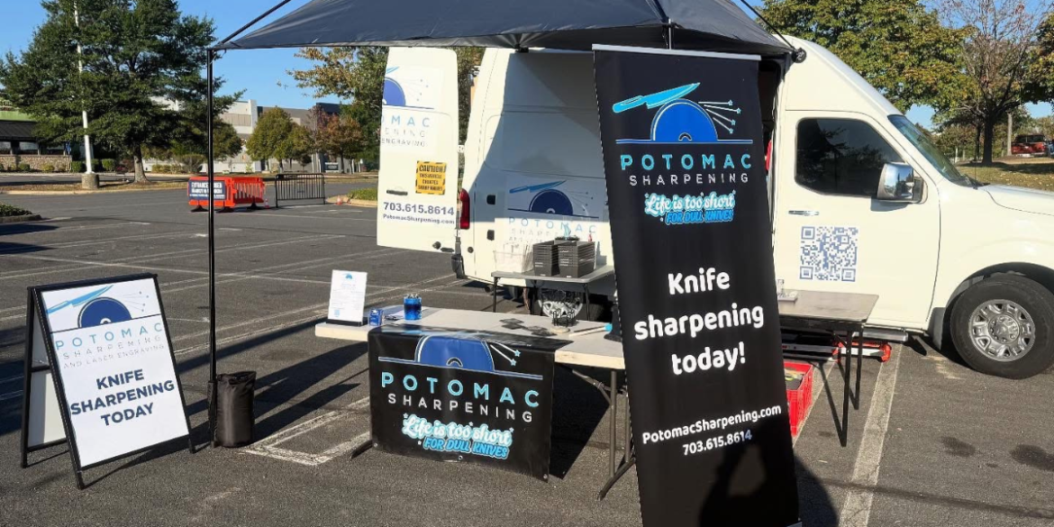 Veteran-owned Potomac Sharpening transforms knives and tools into precise, long-lasting instruments for chefs, stylists, and craftsmen.