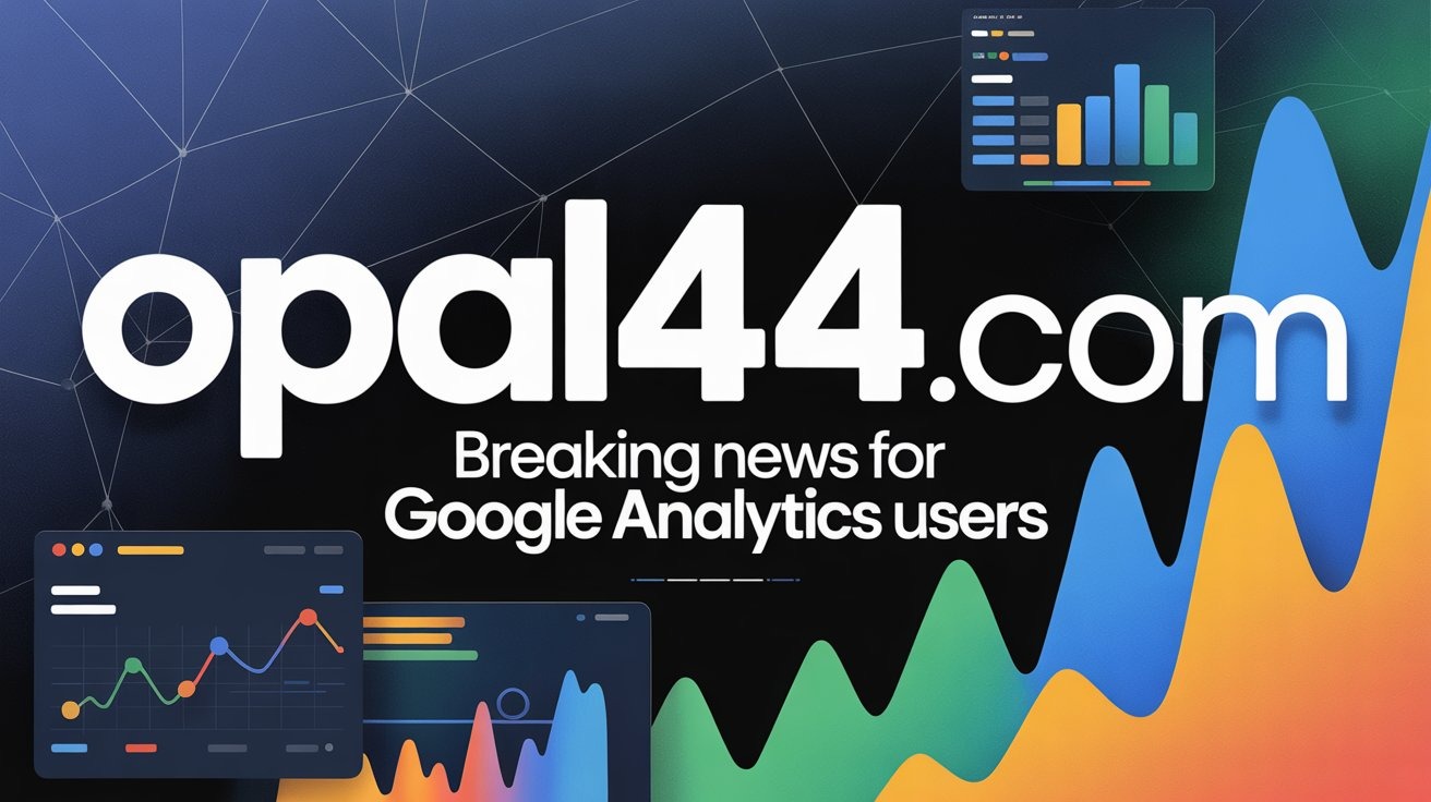 Opal44 Google Analytics dashboard and marketing insights graphic