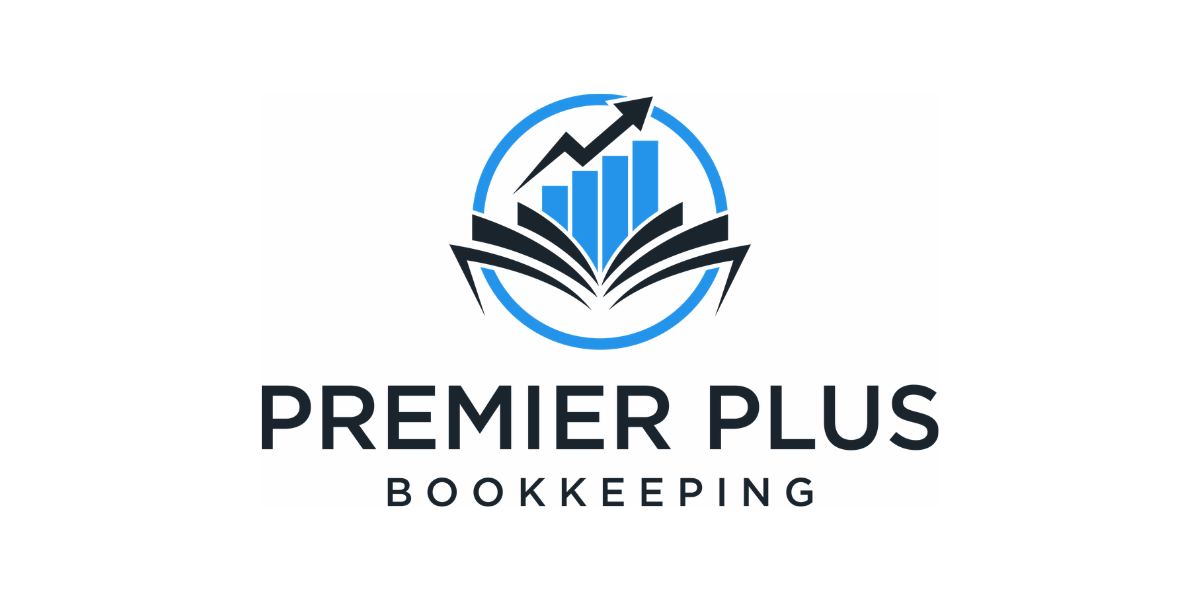 Premier Plus Bookkeeping LLC logo representing bookkeeping, payroll, and financial management services.